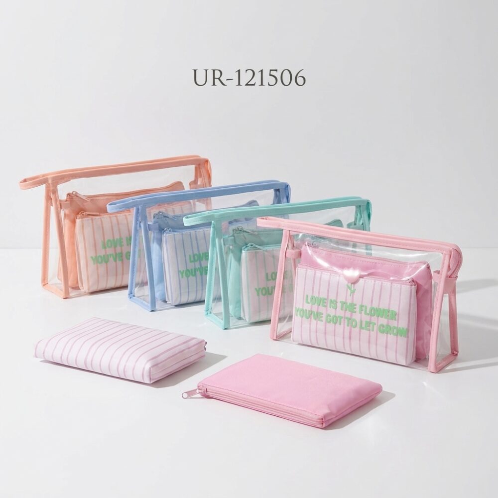 PORTACOSMETICO SET X3 FLOR ART UR-121506 IAO