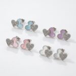 ARO PASANTE ACERO CORAZON Y C/STRASS AR4774 IAO