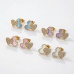 ARO PASANTE ACERO DRD CORAZON Y C/STRASS AR4774D IAO