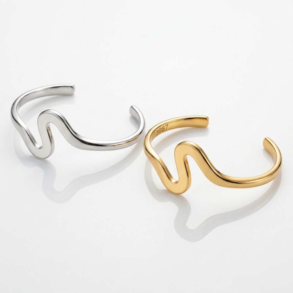 BRAZALETE FANTASIA DORADO Y PLATEADO ART BRAZ43 IAO