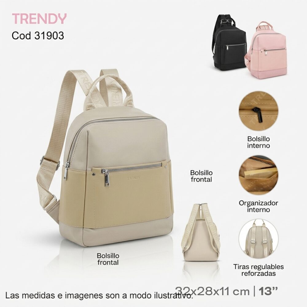 MOCHILA TRENDY C/TRENDY ART 31903 HAO