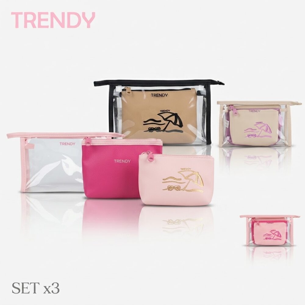 PORTACOSMETICO TRENDY X3 ART 29460 IAO