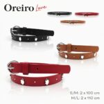 CINTURON OREIRO LOVE TACHAS LABIOS ART 55266 IAO