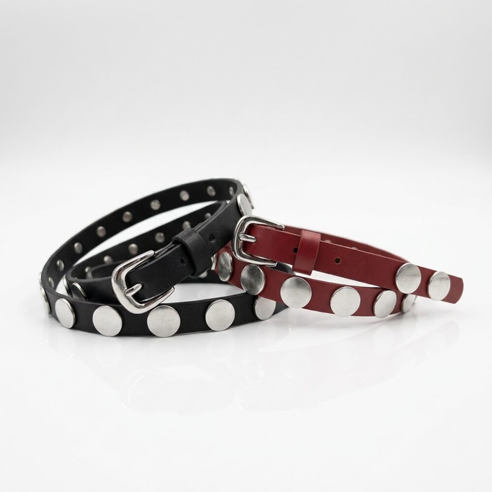 CINTURON OREIRO LOVE C/TACHAS CIRCULO ART 55273 IAO