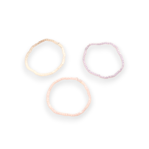 PULSERA ELASTICA CRISTALES REDONDOS NRO3 APUHILO211 IAO