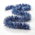 BOA NAVIDEÑA AZUL Y PLATEADA 7CM 2MT ART NS054550 NAVI IAO