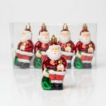 ADORNO NAVIDEÑO SET x6 PAPA NOEL 8CM ART SS1680 NAVI JAO