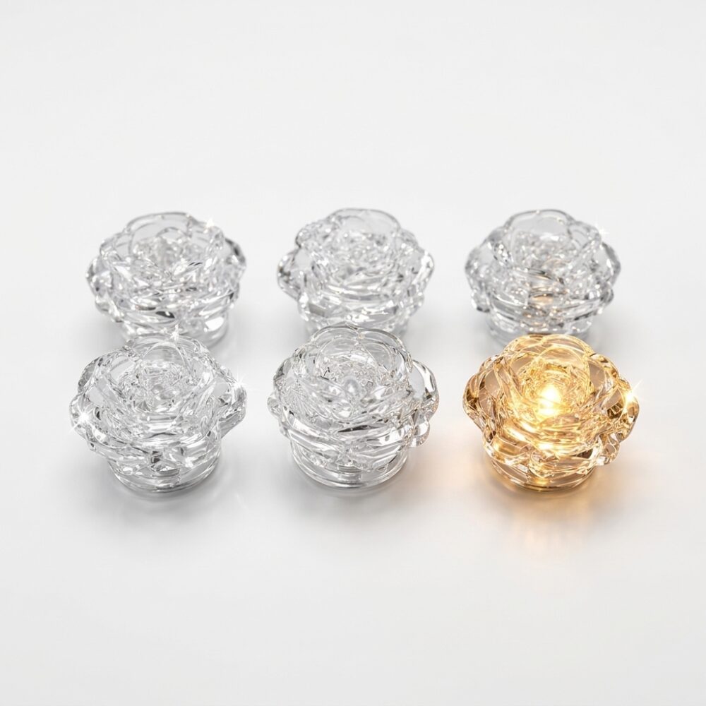 LUZ LED DE FLOR ROCOCO 4.5x3CM XUND ART 2404/ C2792 NAVI JAO