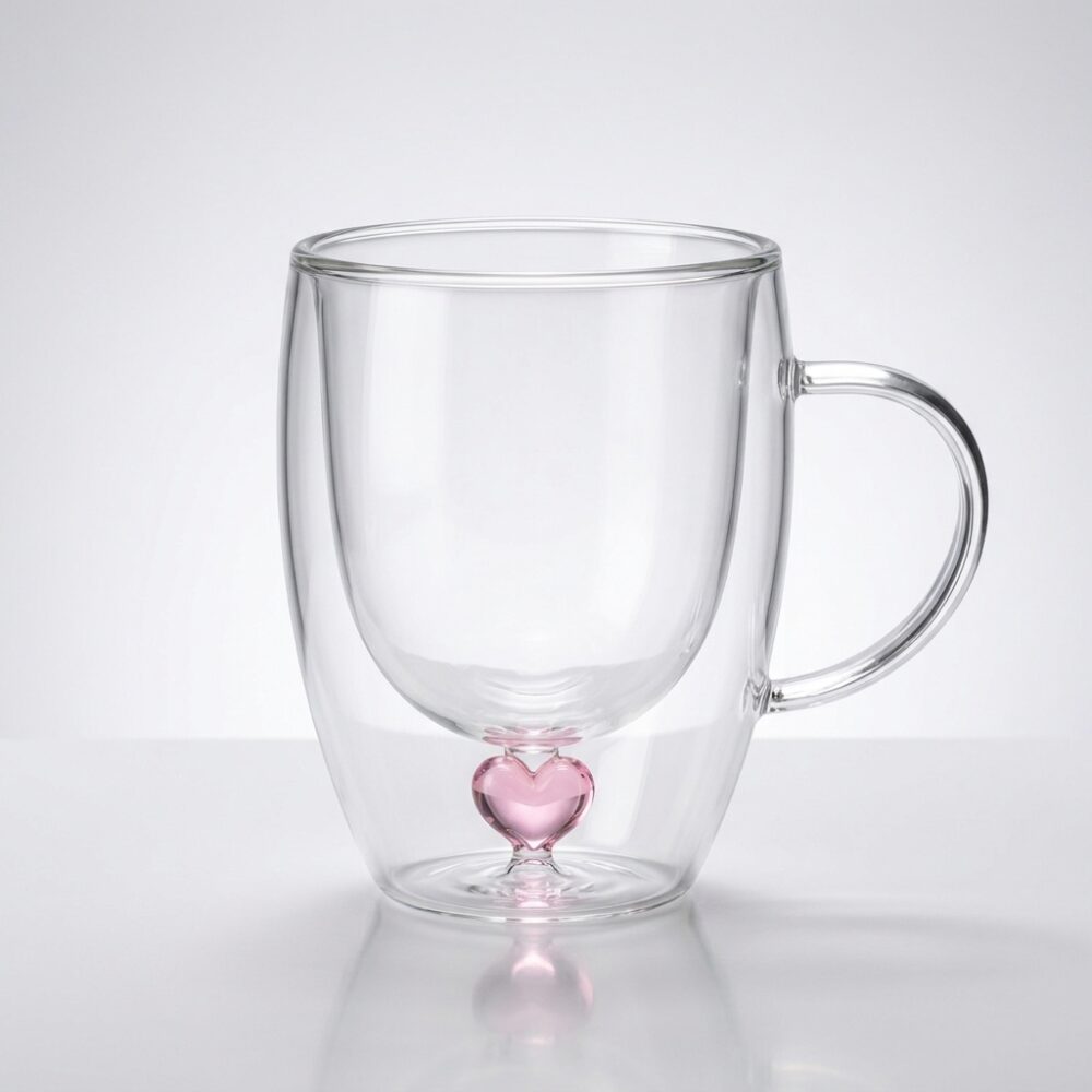 TAZA DOBLE VIDRIO C/CORTAZON 280CC ART 1904/ ER1670 JAO