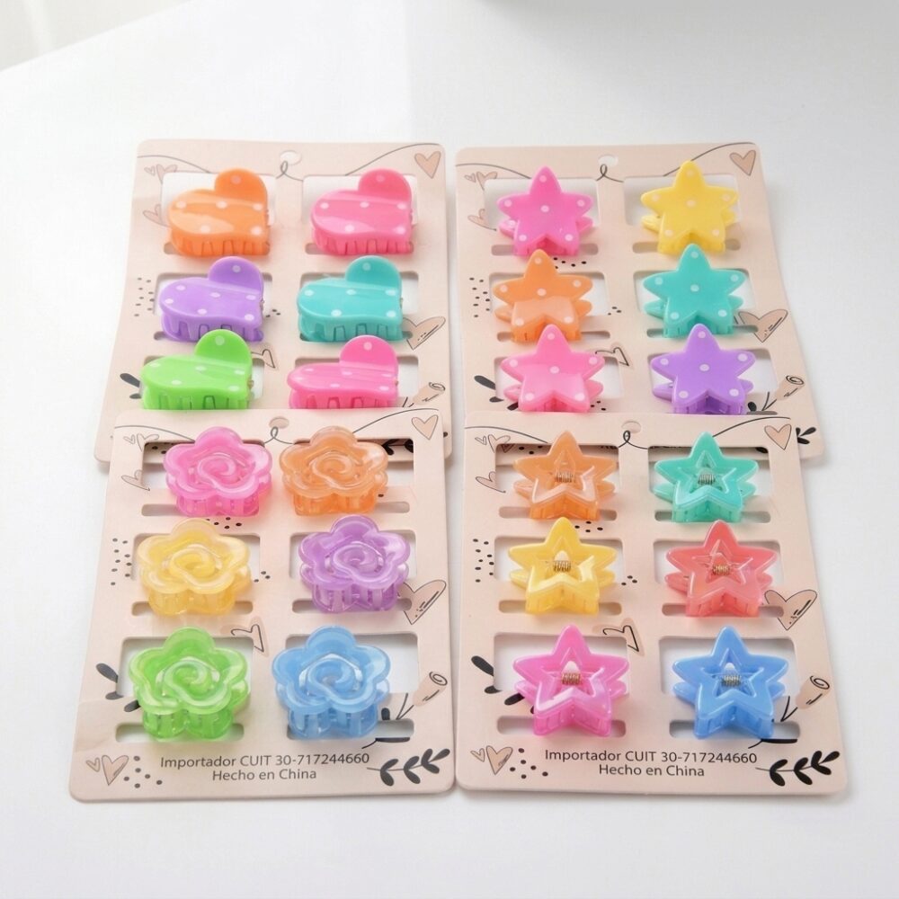 SET BROCHES DE PELO 6PCS PL-1641-12 JAO