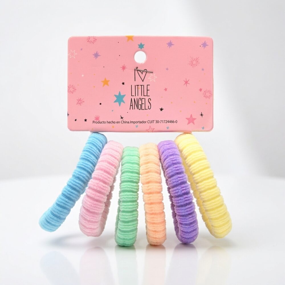 COLITAS DE PELO ESTAMPA X6UN PL-1602-05 JAO