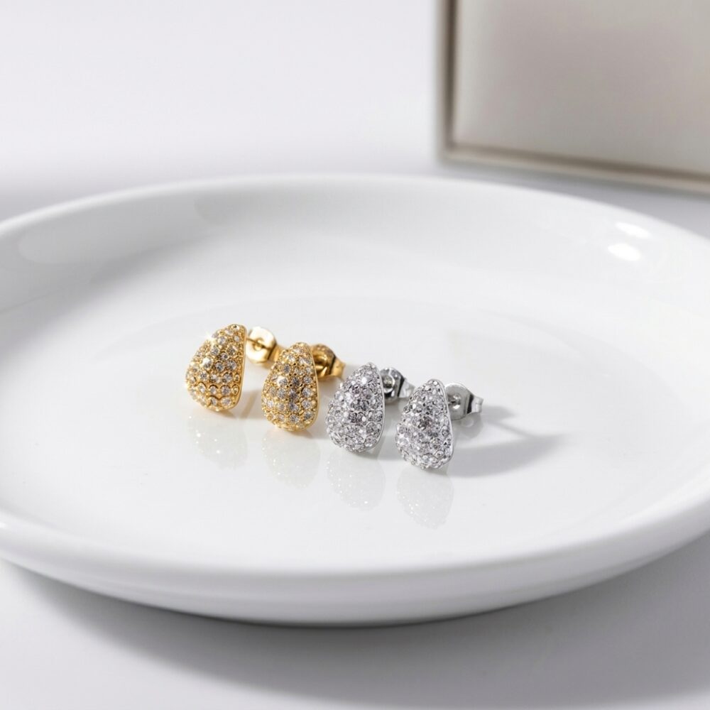 ARO PASANTE ACERO GOTA STRASS XPAR AR4765 IAO