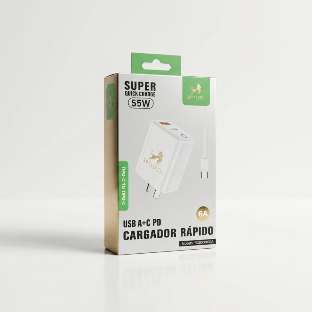CARGADOR TIPO IP /MICRO USB ART RC900600B 55W JAO