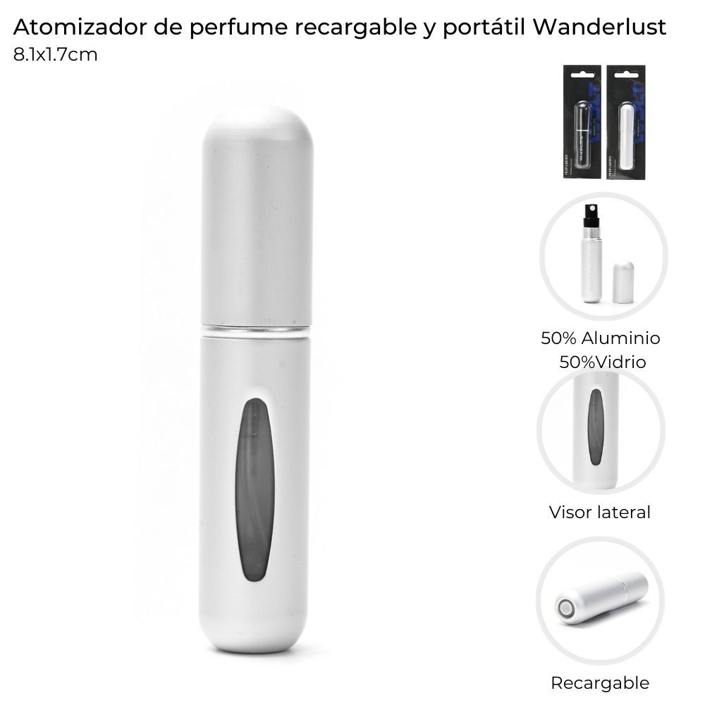 ATOMIZADOR DE PERDUME RECARGABLE Y PORTATIL ART 44221 JAO
