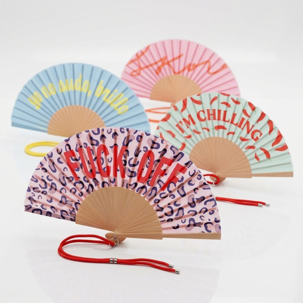 ABANICO ESTAMPADO C/CUERDA ART 48500 IAO